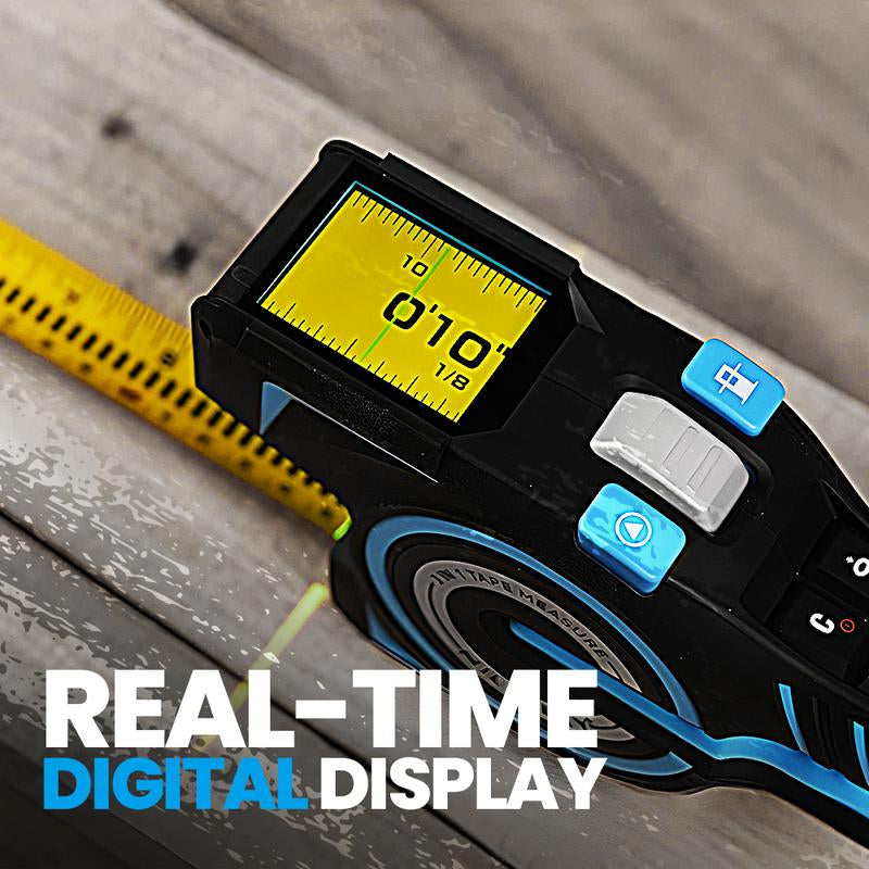 Mileseey DTX10 3-In-1 Digital Tape Measure, 330Ft Laser Measurement Tool & Auto Lock Tape with Instant Digital Readout, Extended Laser Line & Incremental Measurement.Outdoorfun Father'S Day Gift