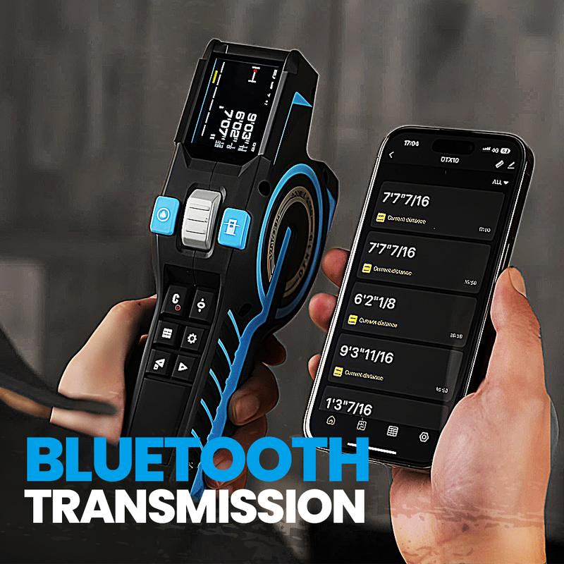 Mileseey DTX10 3-In-1 Digital Tape Measure, 330Ft Laser Measurement Tool & Auto Lock Tape with Instant Digital Readout, Extended Laser Line & Incremental Measurement.Outdoorfun Father'S Day Gift