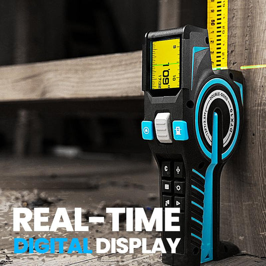 Mileseey DTX10 3-In-1 Digital Tape Measure, 330Ft Laser Measurement Tool & Auto Lock Tape with Instant Digital Readout, Extended Laser Line & Incremental Measurement.Outdoorfun Father'S Day Gift