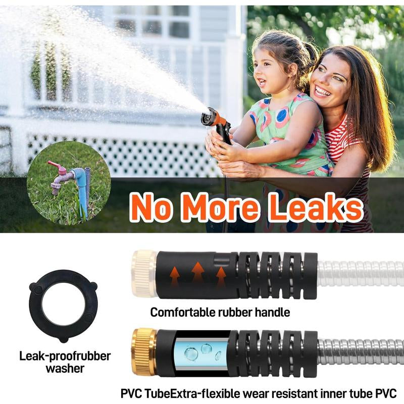 Steel Water Hose 100FT  
